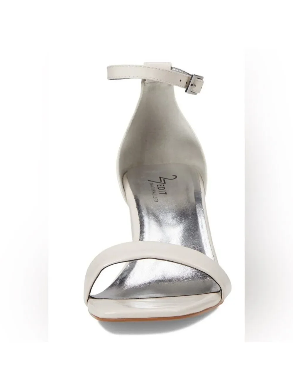 Naturalizer 27 Edit Iriss - Satin Pearl Beige Patent Leather - size 9